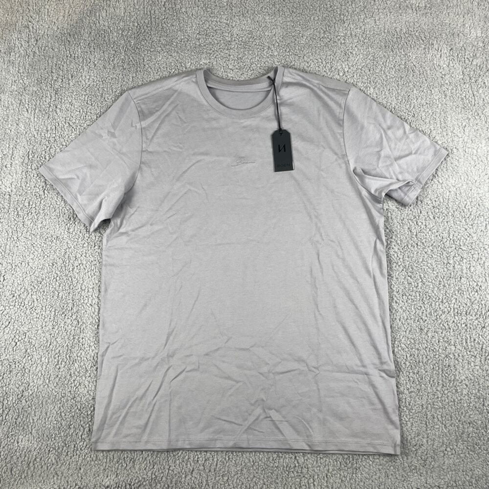 Boen Men's Large Light Gray 100% Pima Cotton The TwentyFour Script Tee
